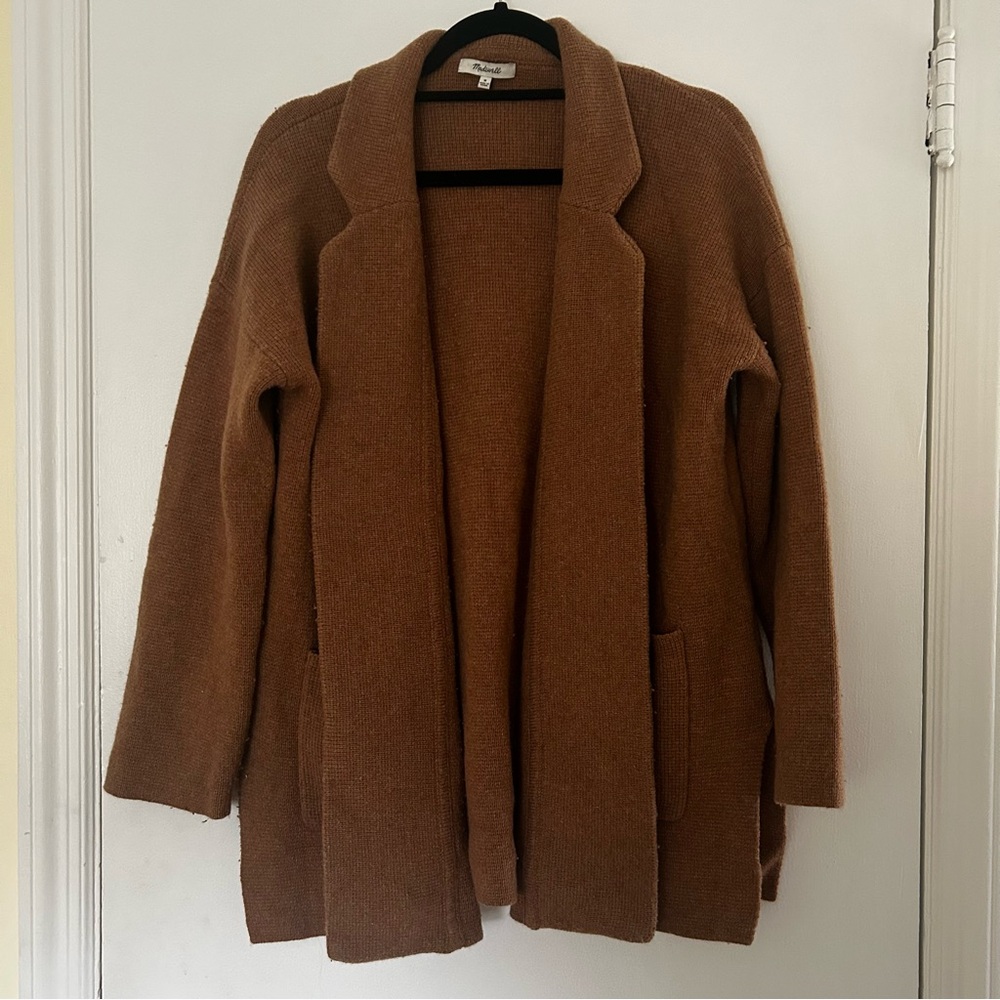 Madewell Brown Sweater Jacket